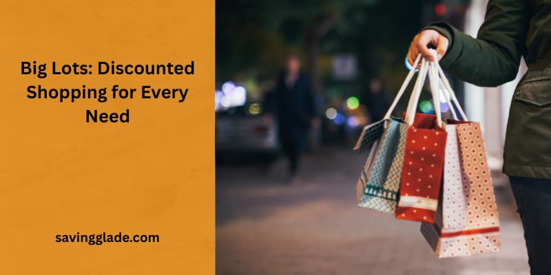 Big Lots Discounted Shopping for Every Need