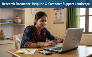 Research Document: Helpline & Customer Support Landscape